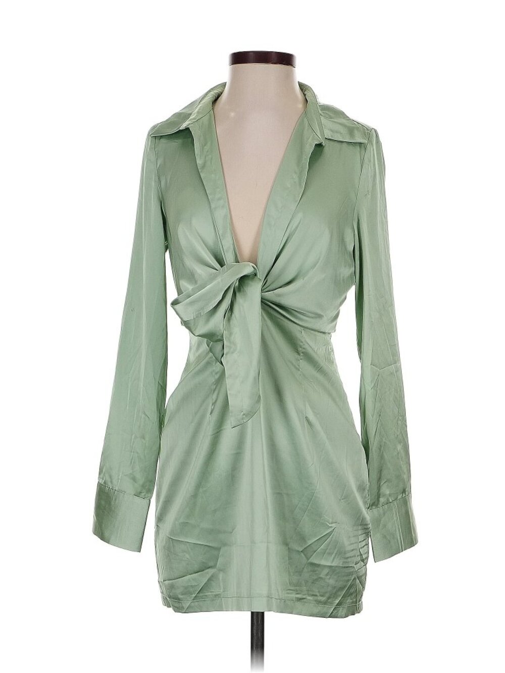 More to Come Green Cocktail Dress
